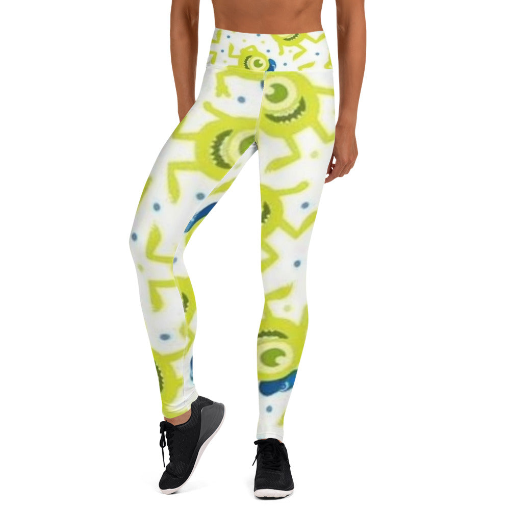 Monsters in College Yoga Leggings